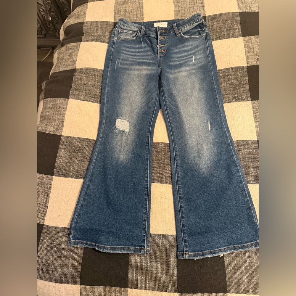 Women's Risen Crop Flared Jeans 9/29